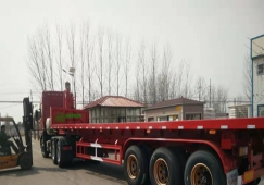 13米平板车拉货收费标准-十三米平板挂车图片